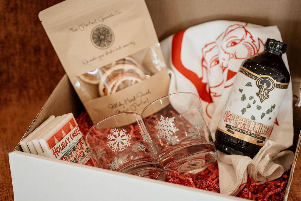 Santa Christmas Cocktail GIft Box Bundle - Tipsy Cocktail Supply Co.