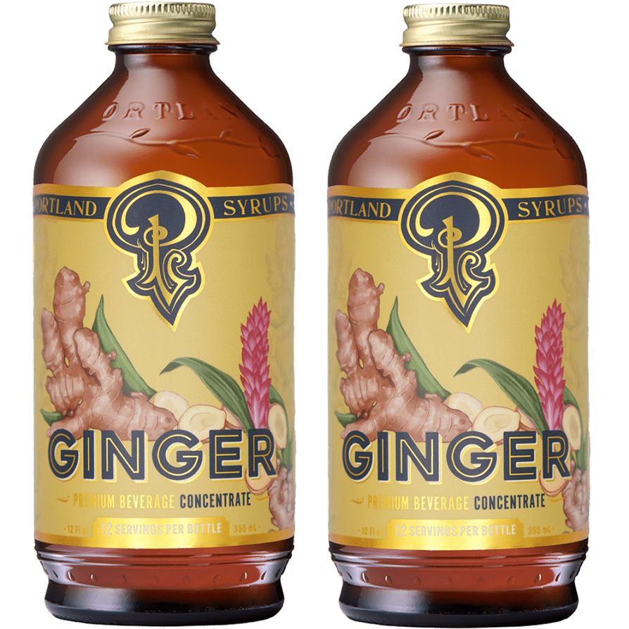 Authentic Ginger Syrup two - pack - Tipsy Cocktail Supply Co.
