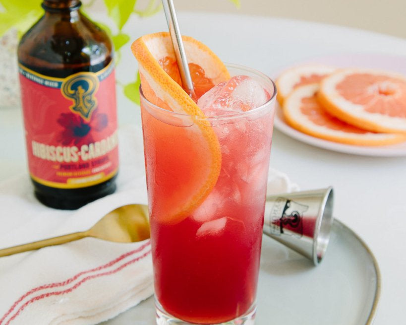 Hibiscus Cardamom Syrup two - pack - Tipsy Cocktail Supply Co.