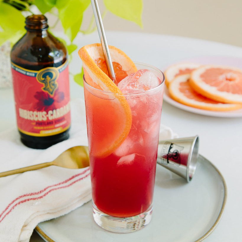 Hibiscus Cardamom Syrup two - pack - Tipsy Cocktail Supply Co.