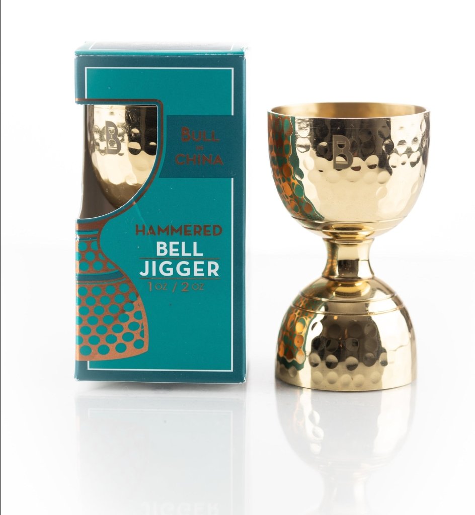 Hammered Bell Jigger - BIC Originals - Tipsy Cocktail Supply Co.