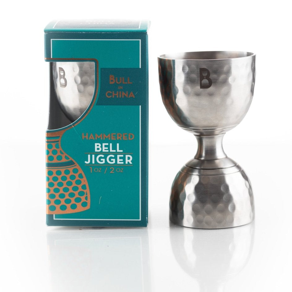 Hammered Bell Jigger - BIC Originals - Tipsy Cocktail Supply Co.