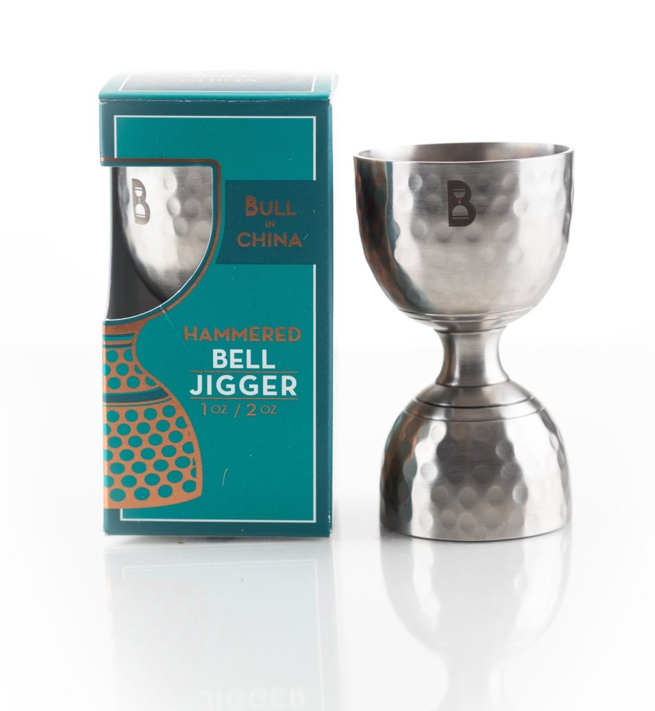 Hammered Bell Jigger - BIC Originals - Tipsy Cocktail Supply Co.