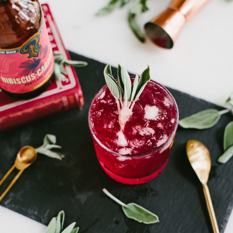 Hibiscus Cardamom Syrup two - pack - Tipsy Cocktail Supply Co.