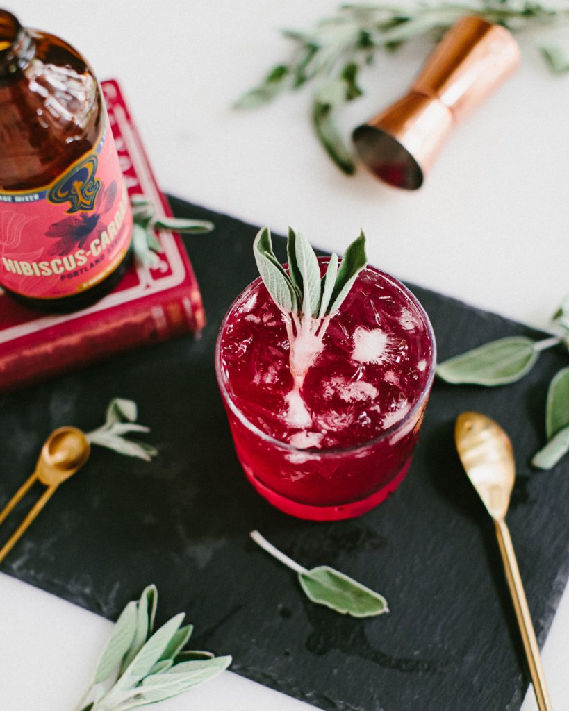 Hibiscus Cardamom Syrup two - pack - Tipsy Cocktail Supply Co.