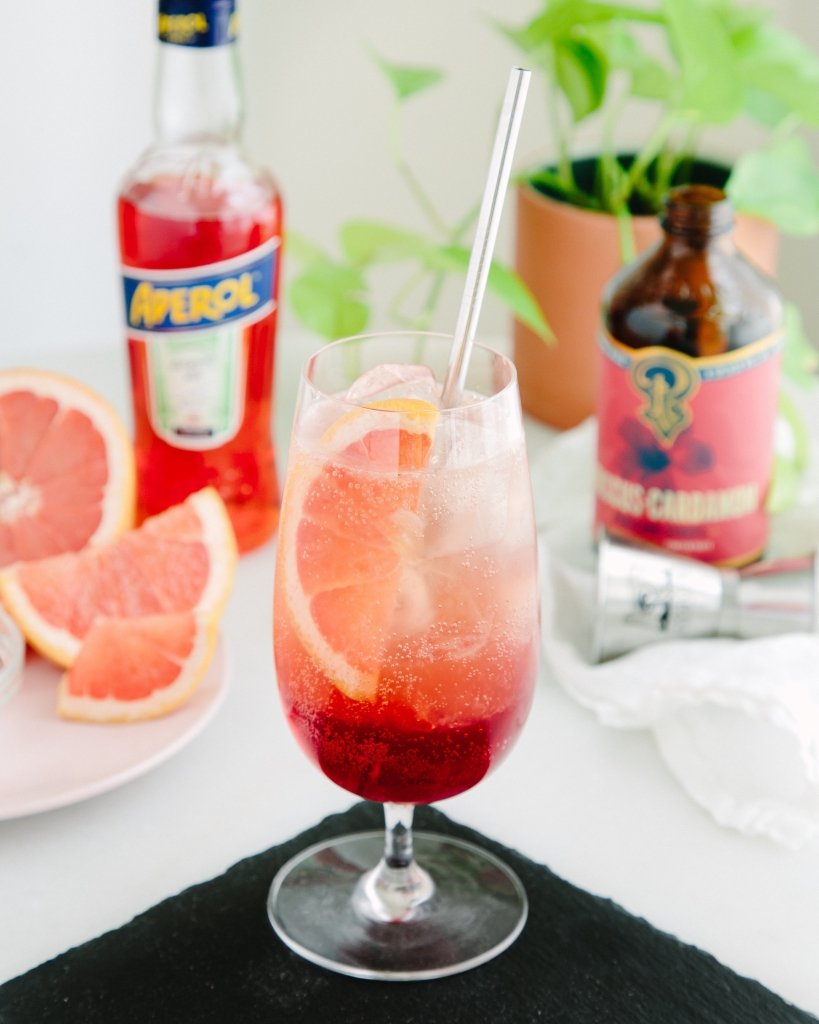 Hibiscus Cardamom Syrup two - pack - Tipsy Cocktail Supply Co.