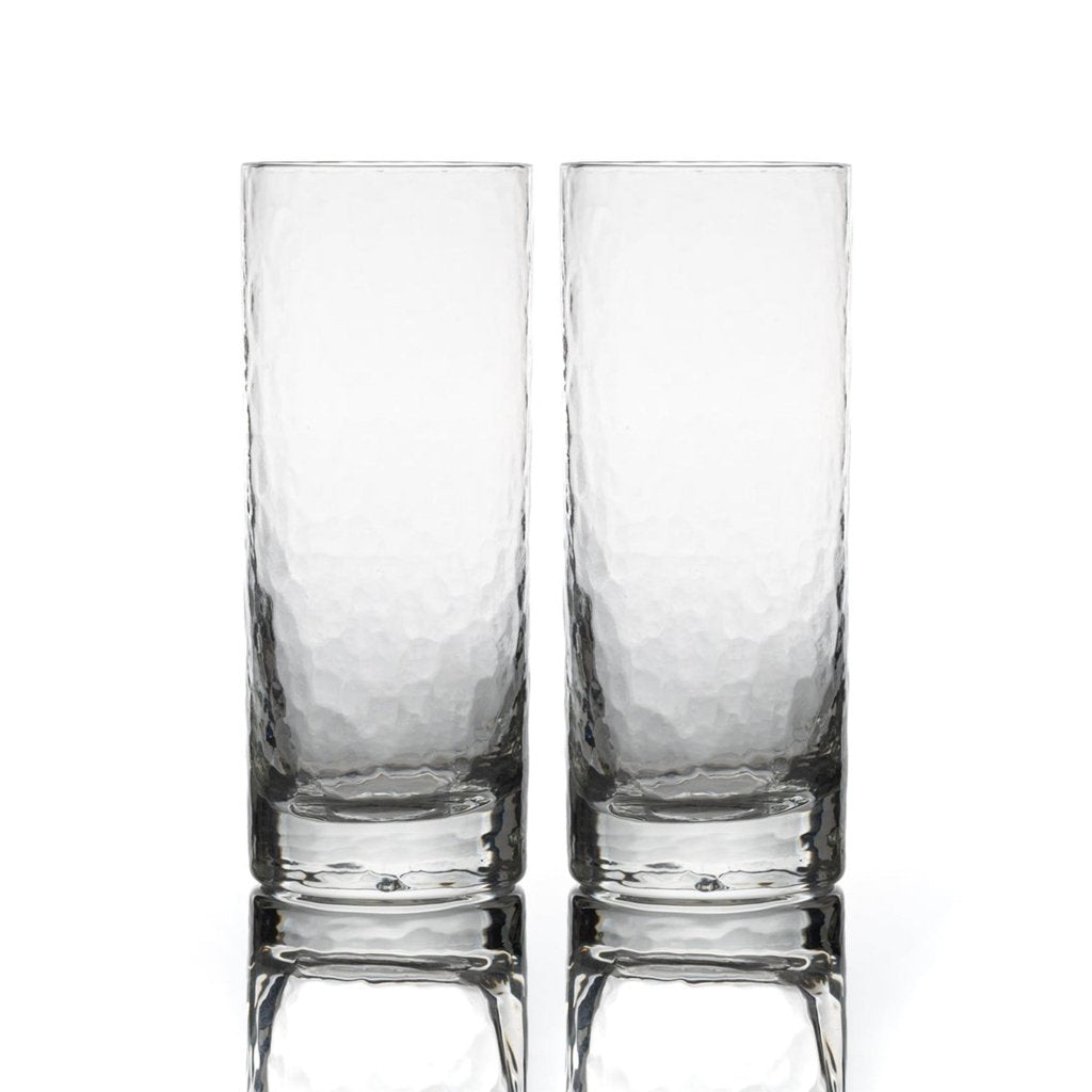 Hand - Blown Highballs | Set of 2 | Made in USA - Tipsy Cocktail Supply Co.