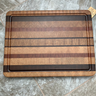 End grain wooden cutting board