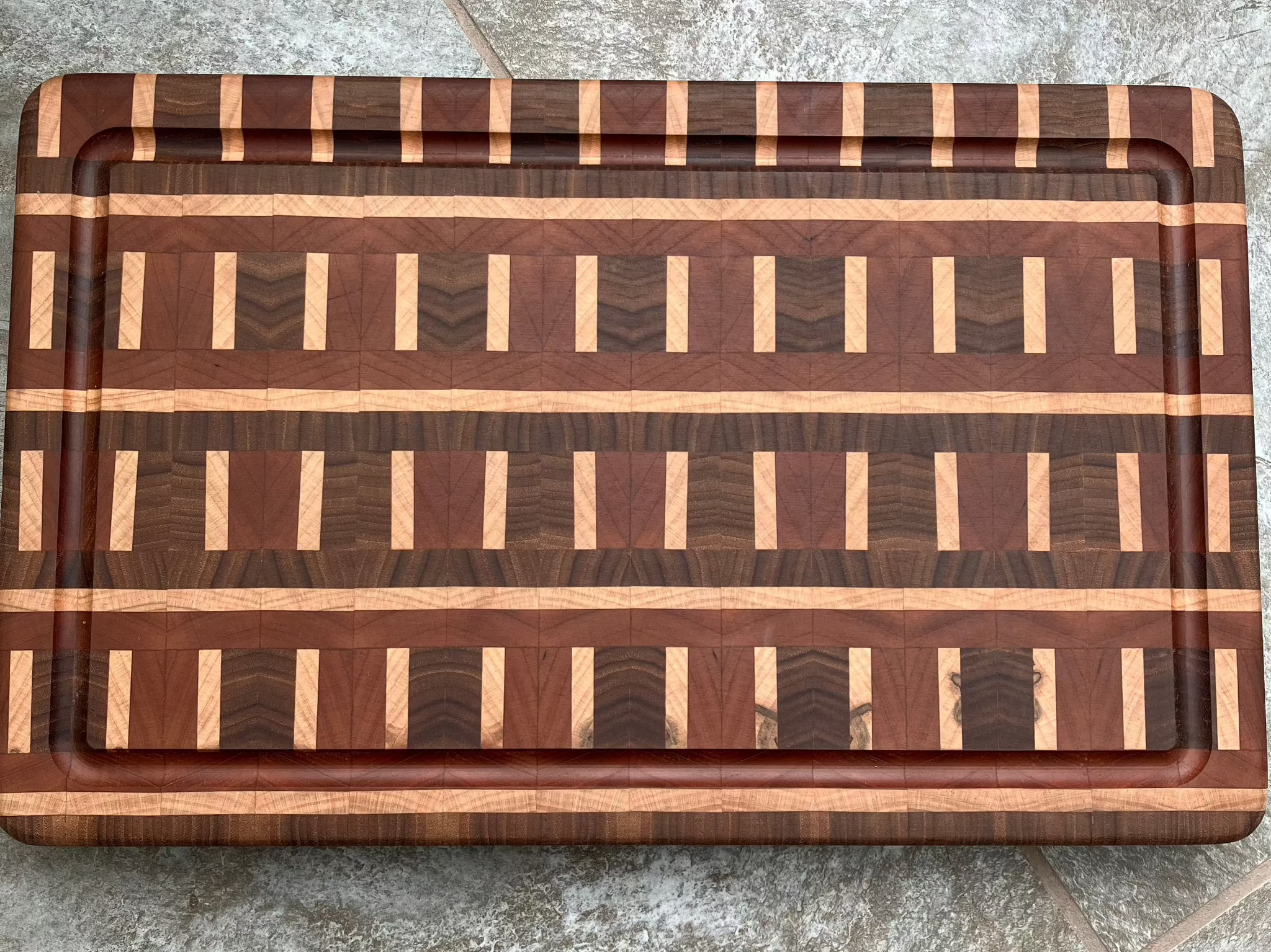 Handmade wooden cutting board
