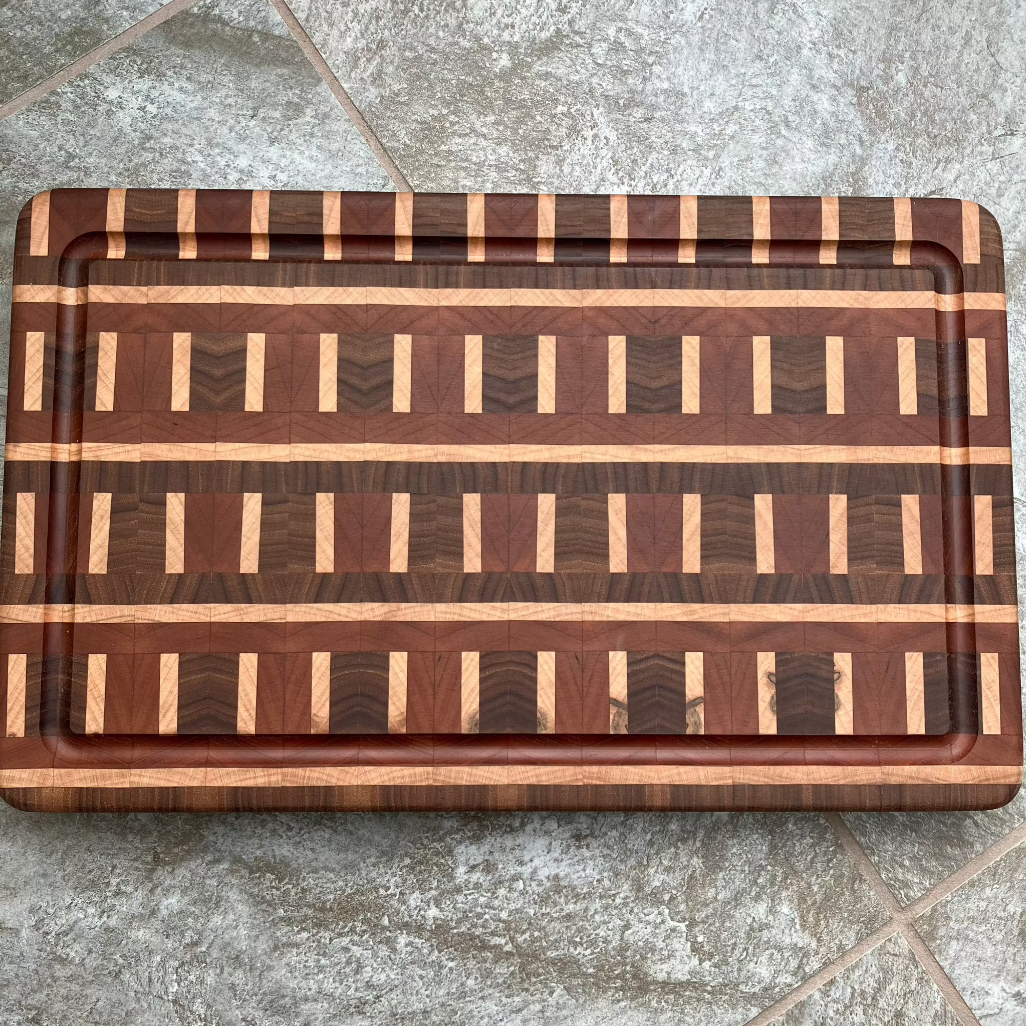 Handmade wooden cutting board
