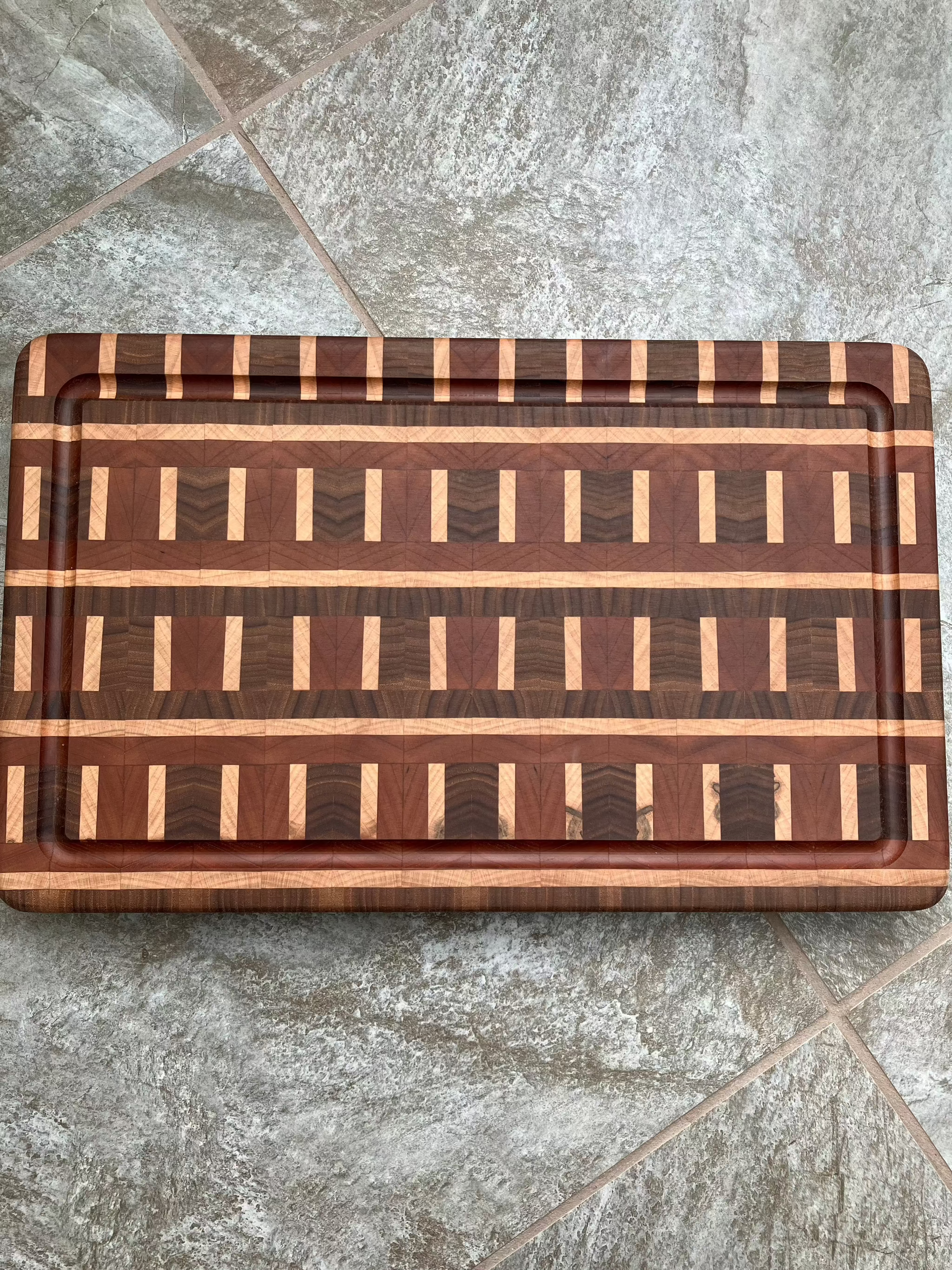 Handmade wooden cutting board
