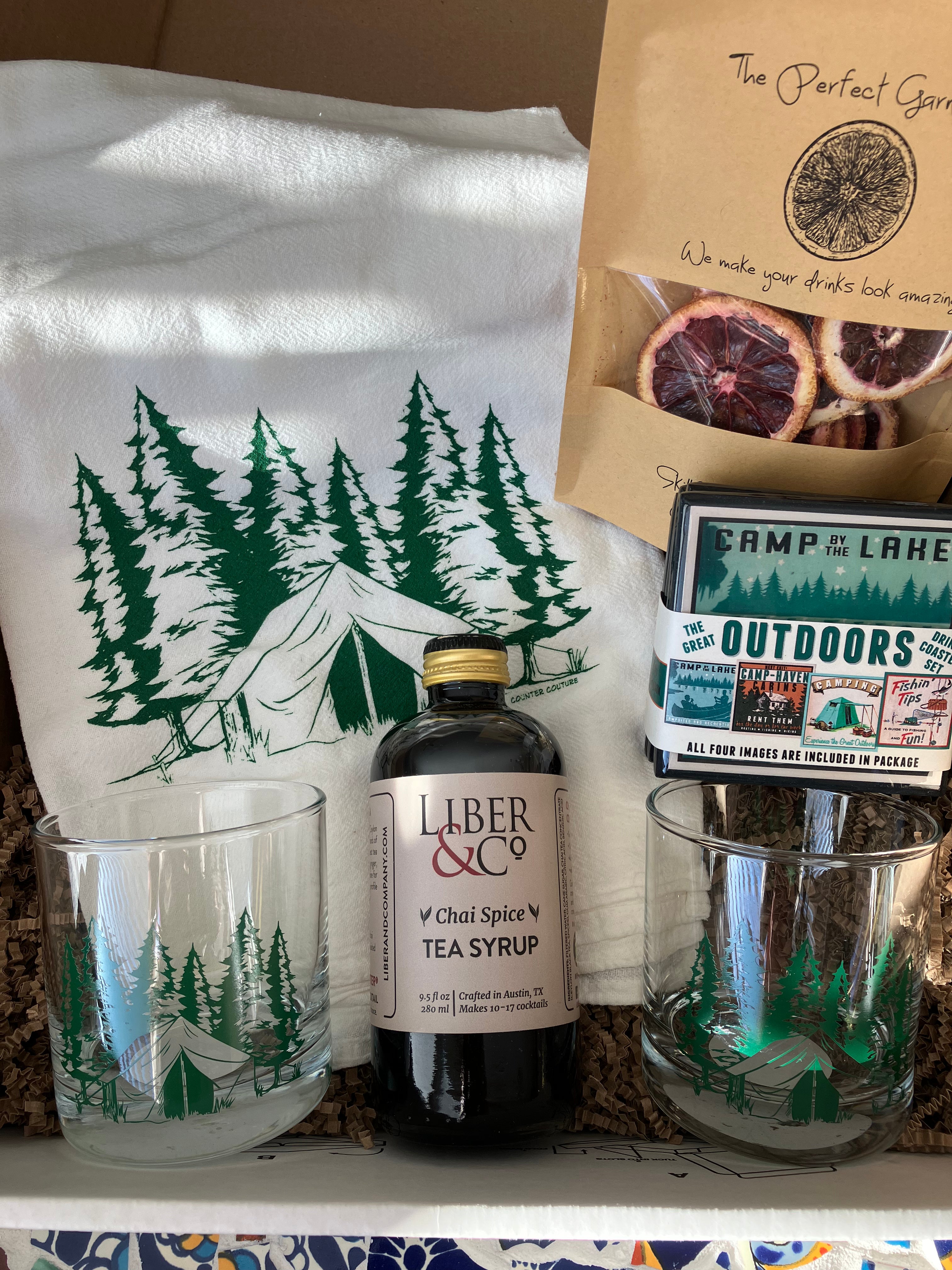 Camping Cocktail Gift Box Bundle
