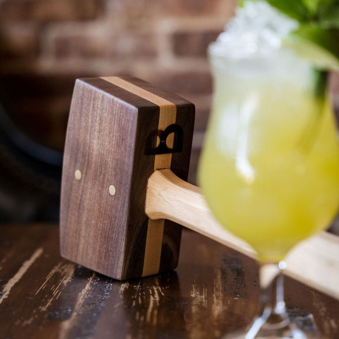 Ice Mallet (Black Walnut) | BIC Originals - Tipsy Cocktail Supply Co.