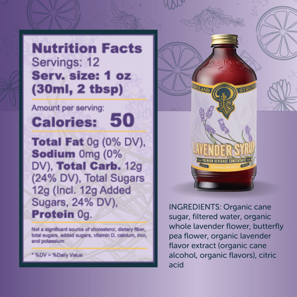 Lavender Syrup two - pack - Tipsy Cocktail Supply Co.