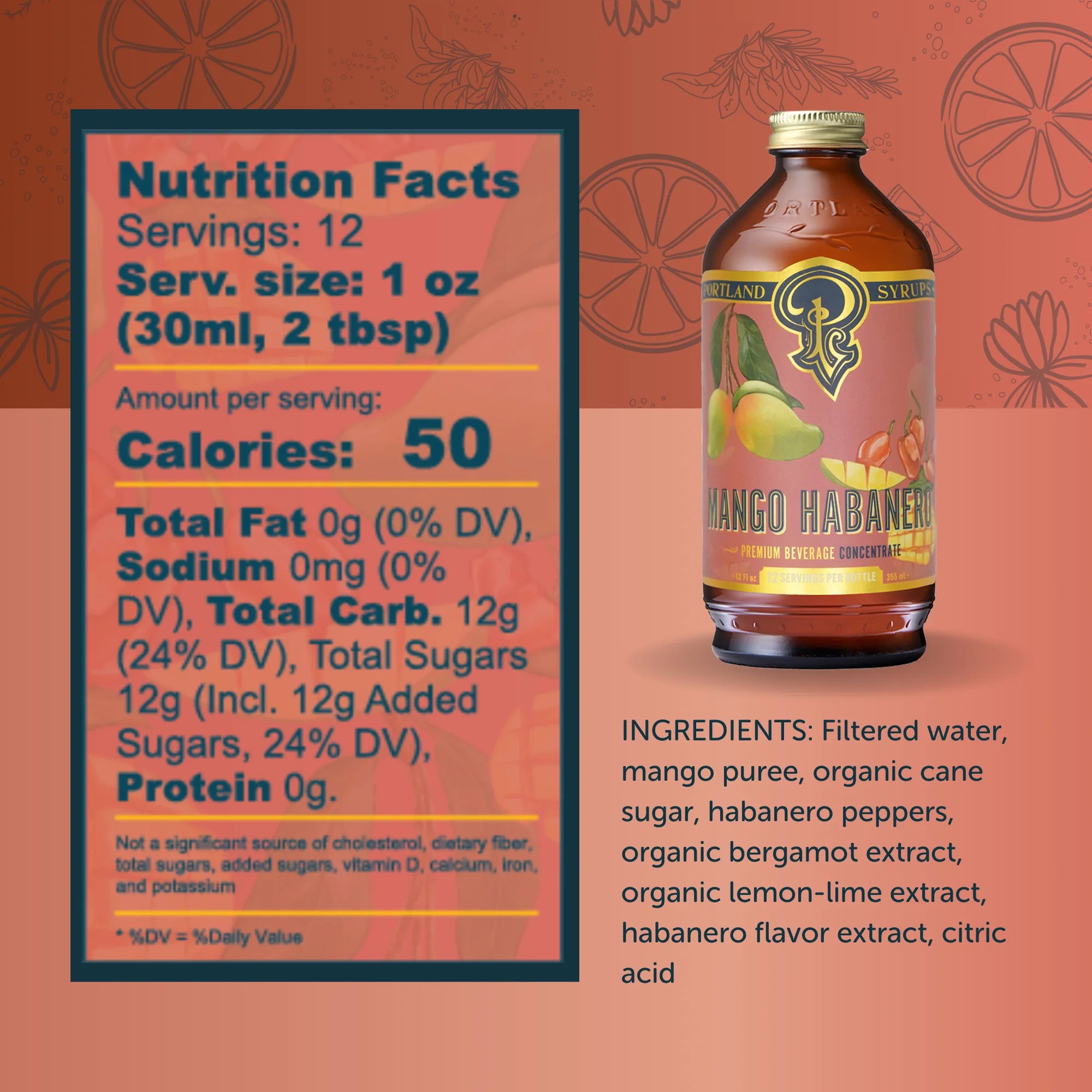 Mango Habanero Syrup - Tipsy Cocktail Supply Co.