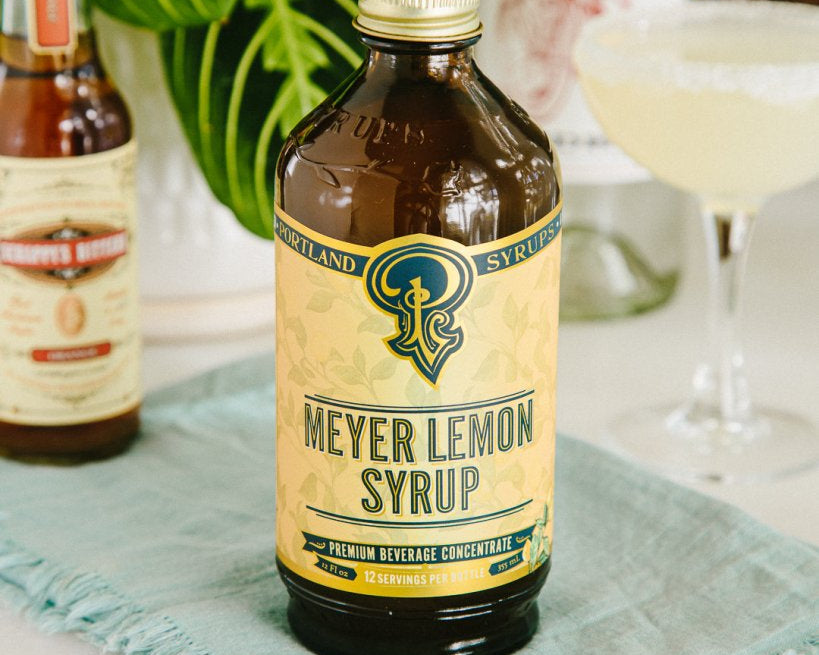 Meyer Lemon Syrup two - pack - Tipsy Cocktail Supply Co.