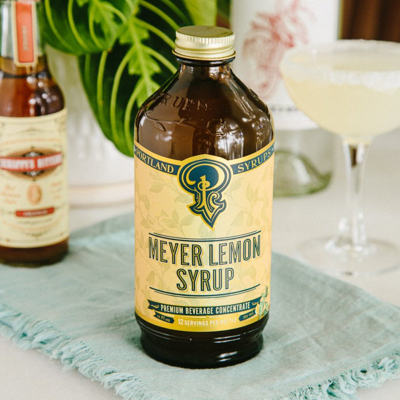 Meyer Lemon Syrup two - pack - Tipsy Cocktail Supply Co.