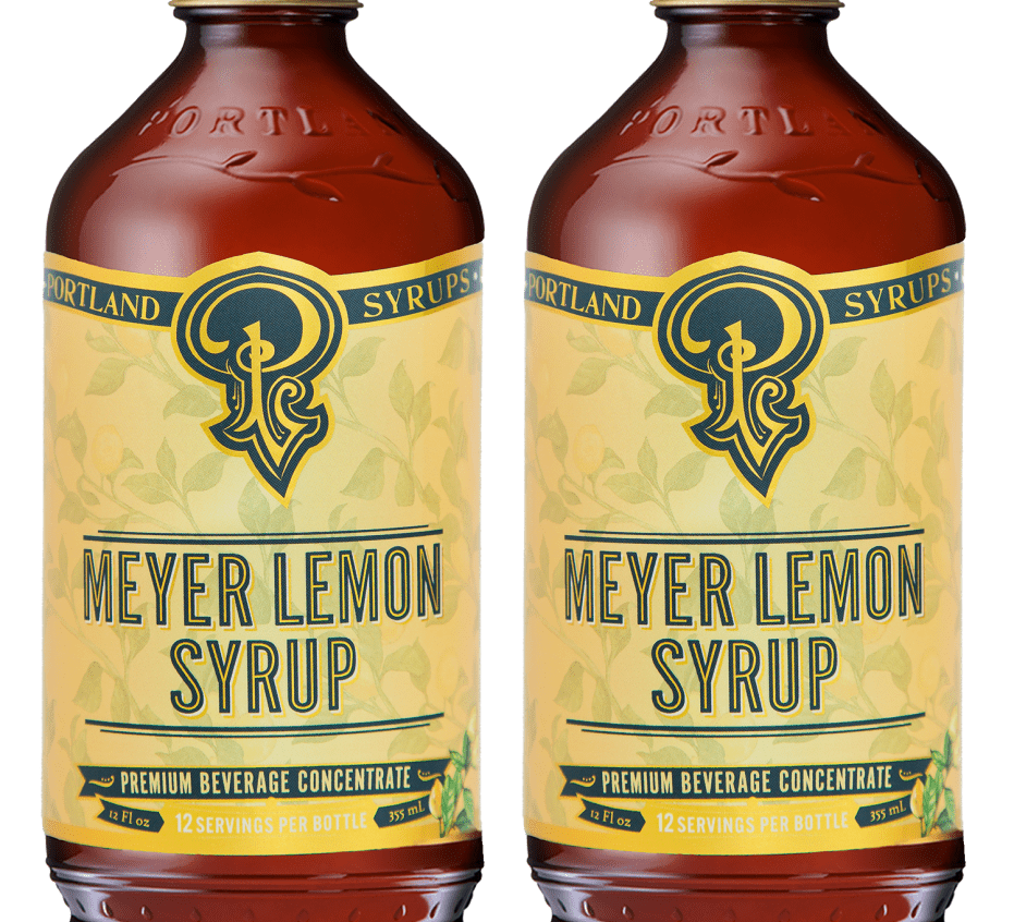 Meyer Lemon Syrup two - pack - Tipsy Cocktail Supply Co.