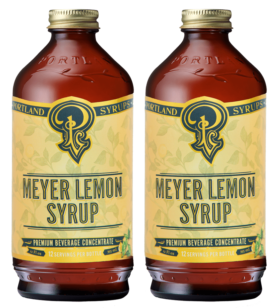 Meyer Lemon Syrup two - pack - Tipsy Cocktail Supply Co.