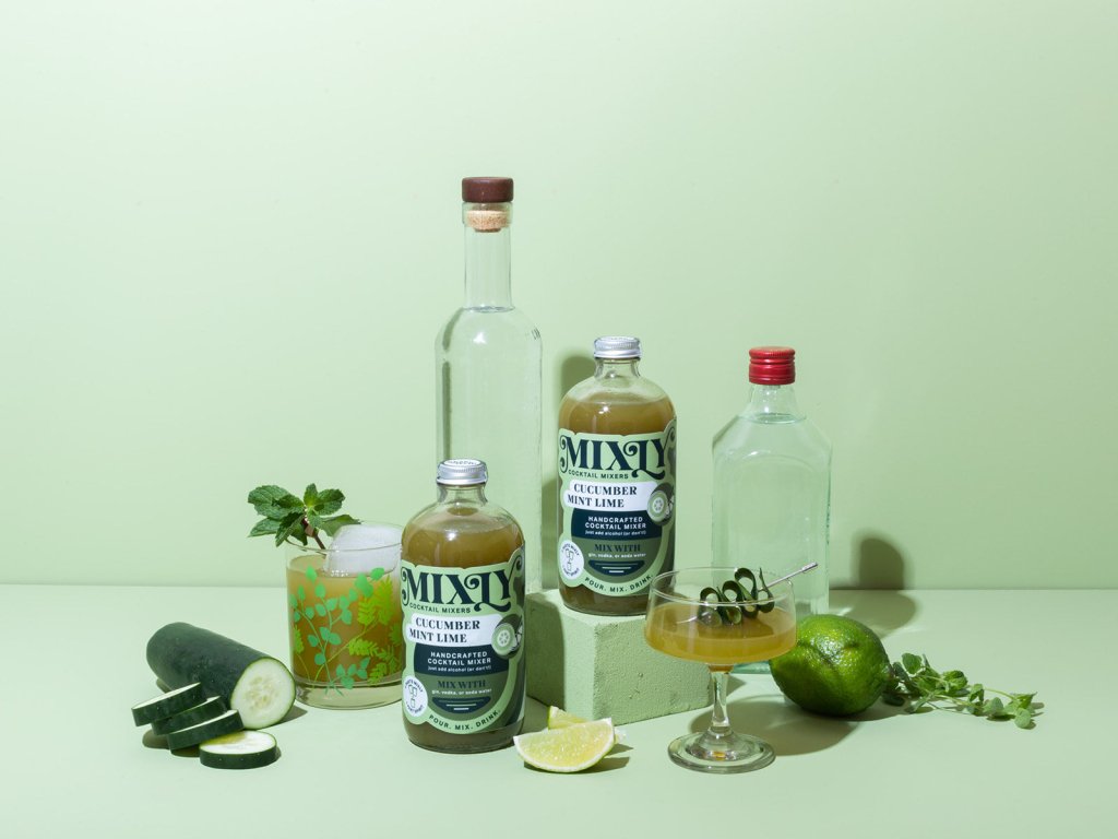 Cucumber Mint Lime - Gin Fizz Cocktail & Mocktail Mixer - Tipsy Cocktail Supply Co.