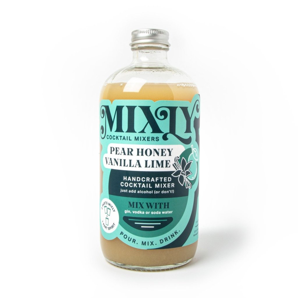 Mixly Pear Honey Vanilla Lime - Mule Cocktail & Mocktail Mixer - Tipsy Cocktail Supply Co.