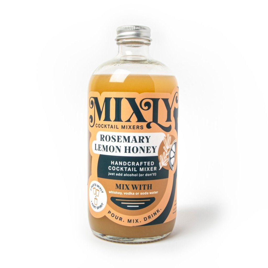Rosemary Lemon Honey - Whiskey Sour, Hot Toddy Cocktail & Mocktail Mixer - Tipsy Cocktail Supply Co.