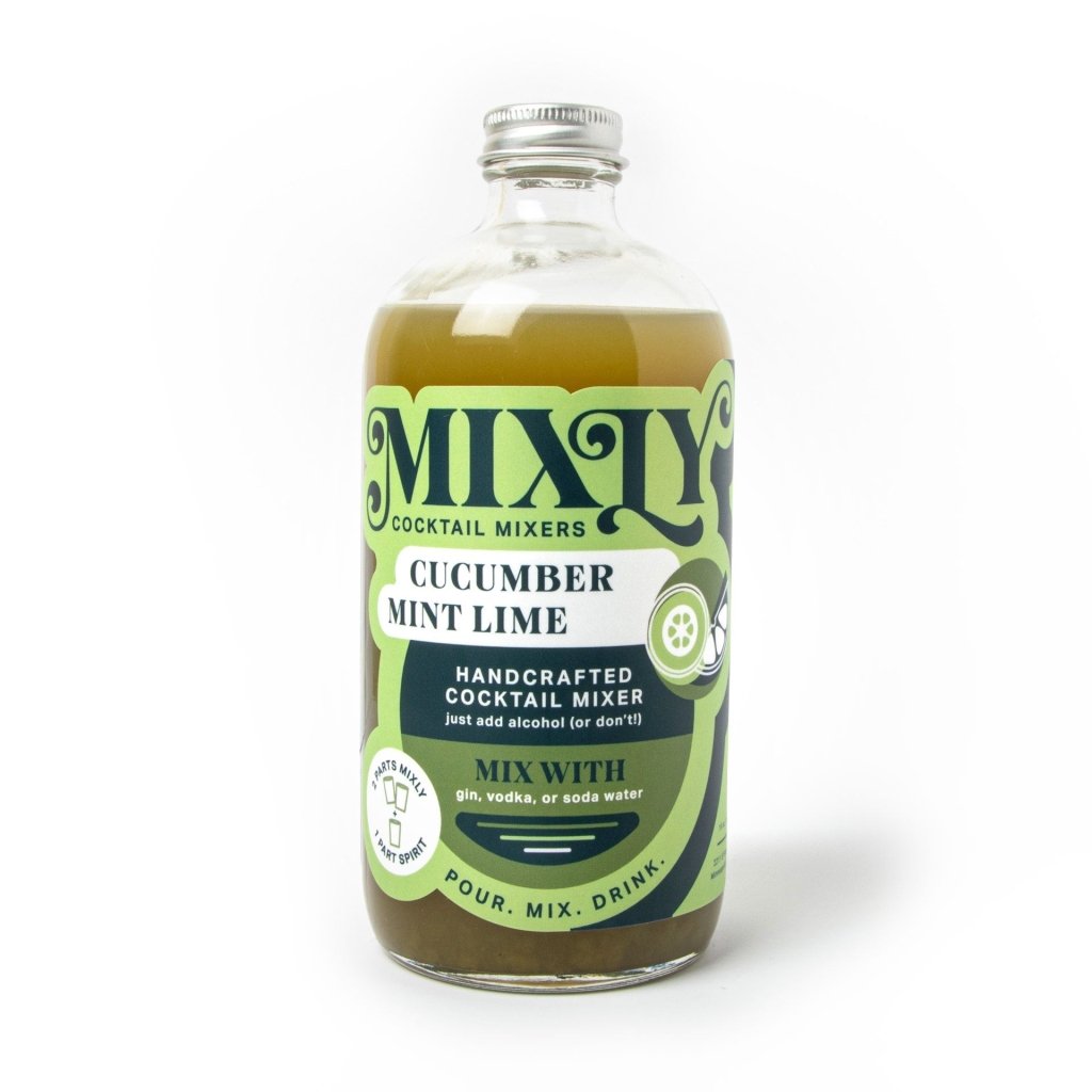 Cucumber Mint Lime - Gin Fizz Cocktail & Mocktail Mixer - Tipsy Cocktail Supply Co.