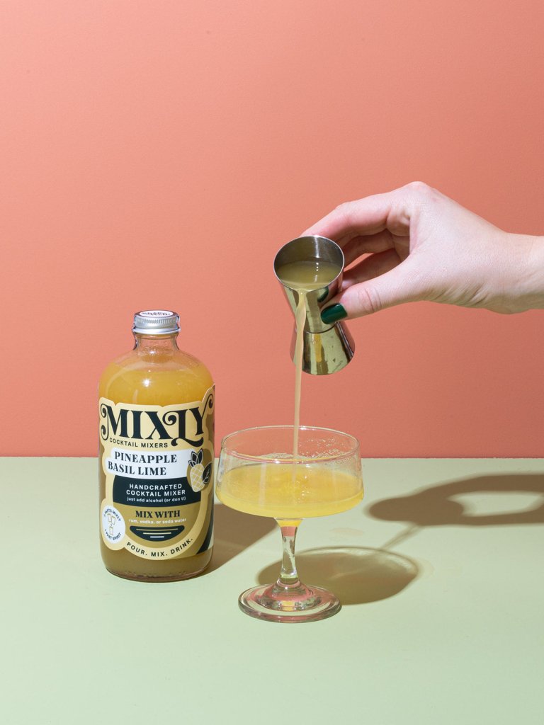 Pineapple Basil Lime - Daiquiri Cocktail & Mocktail Mixer - Tipsy Cocktail Supply Co.