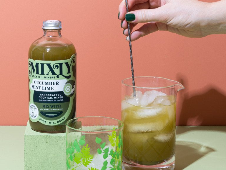 Cucumber Mint Lime - Gin Fizz Cocktail & Mocktail Mixer - Tipsy Cocktail Supply Co.