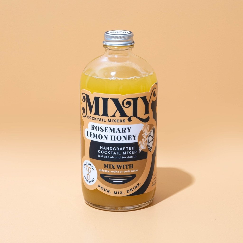 Rosemary Lemon Honey - Whiskey Sour, Hot Toddy Cocktail & Mocktail Mixer - Tipsy Cocktail Supply Co.