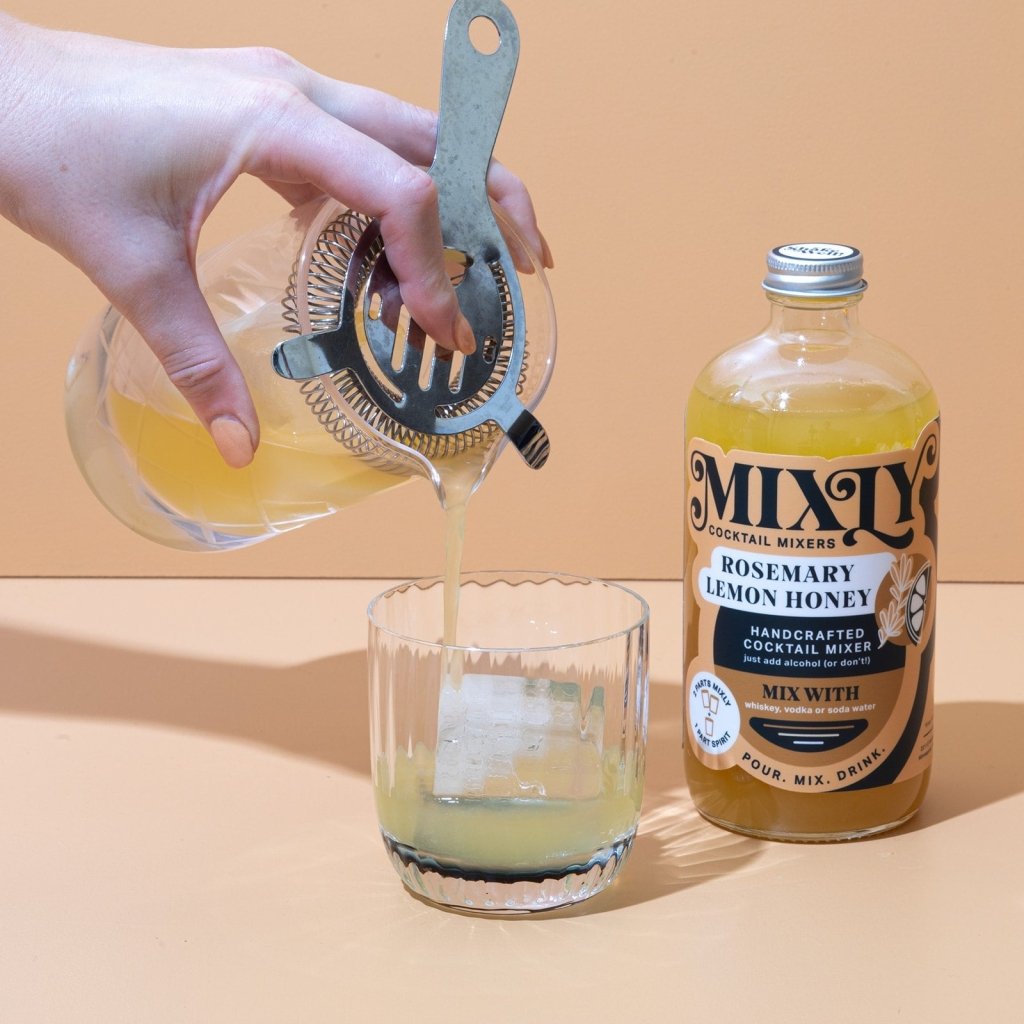 Rosemary Lemon Honey - Whiskey Sour, Hot Toddy Cocktail & Mocktail Mixer - Tipsy Cocktail Supply Co.