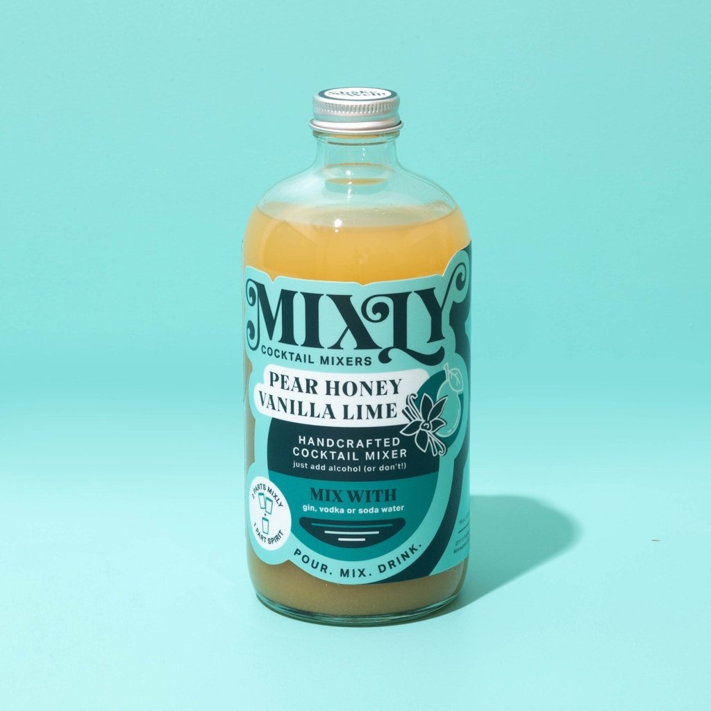 Mixly Pear Honey Vanilla Lime - Mule Cocktail & Mocktail Mixer - Tipsy Cocktail Supply Co.