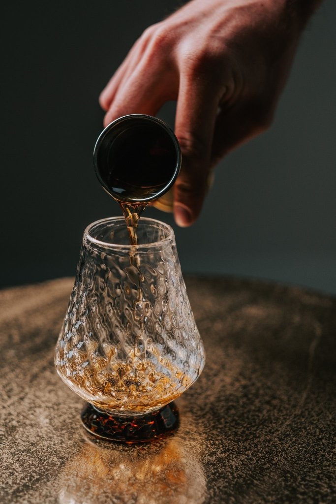 Neat Pour Glass | Hand - Blown | Made in USA - Tipsy Cocktail Supply Co.