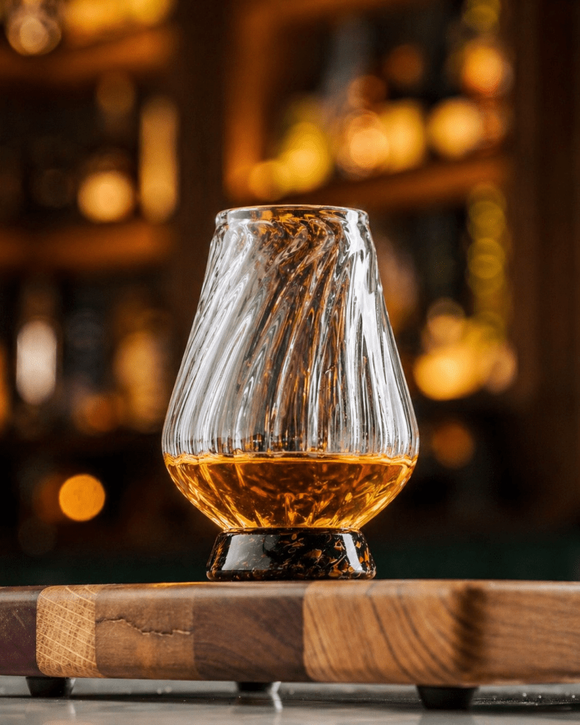 Handblown Neat Pour Glass | Made in USA | Artisan Crystal (Lead - Free) - Tipsy Cocktail Supply Co.
