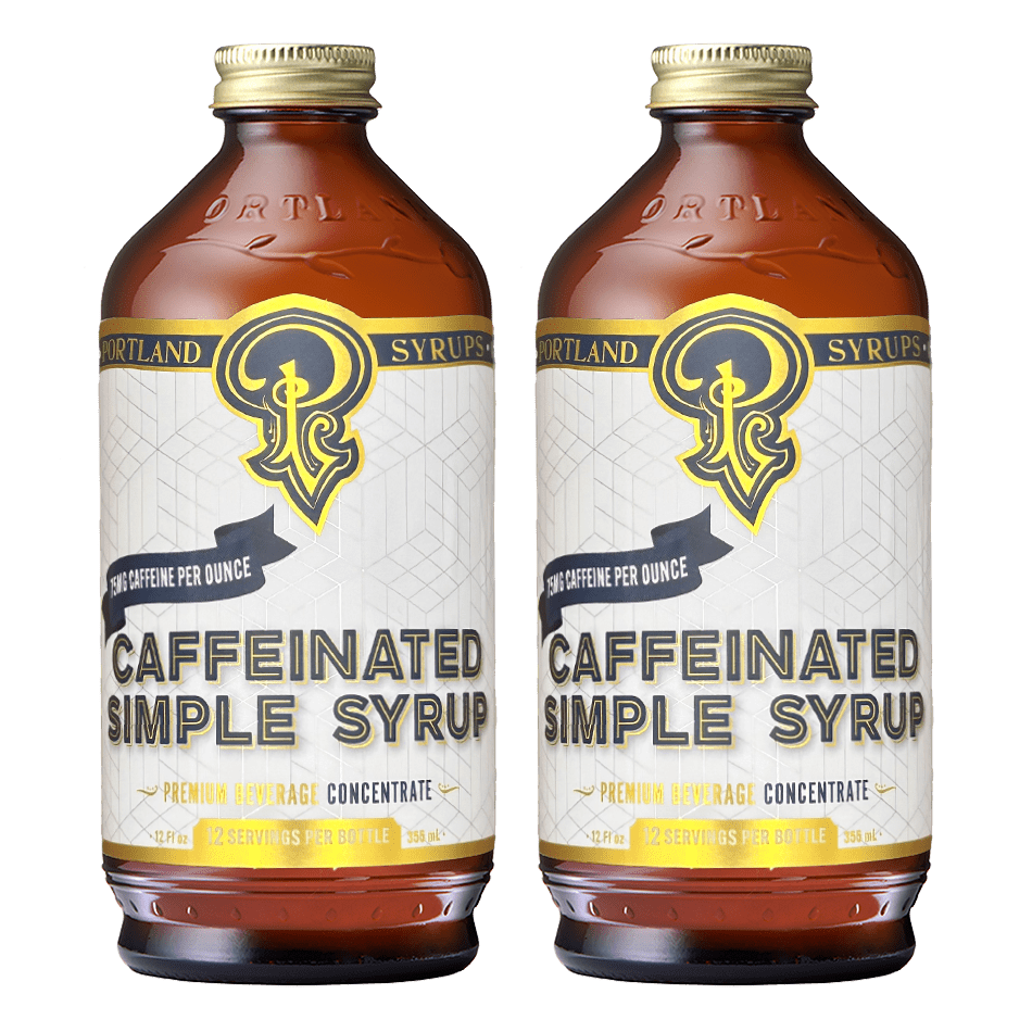 Caffeinated Simple Syrup two - pack - Tipsy Cocktail Supply Co.