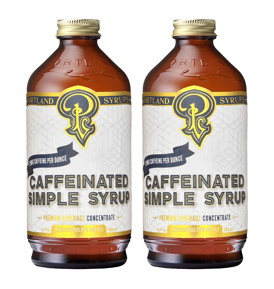 Caffeinated Simple Syrup two - pack - Tipsy Cocktail Supply Co.