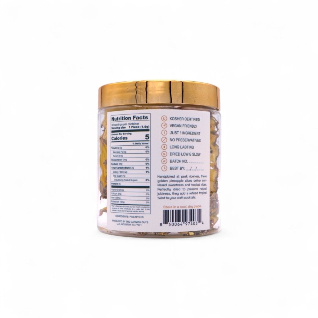 Golden Pineapple Garnish - Tipsy Cocktail Supply Co.