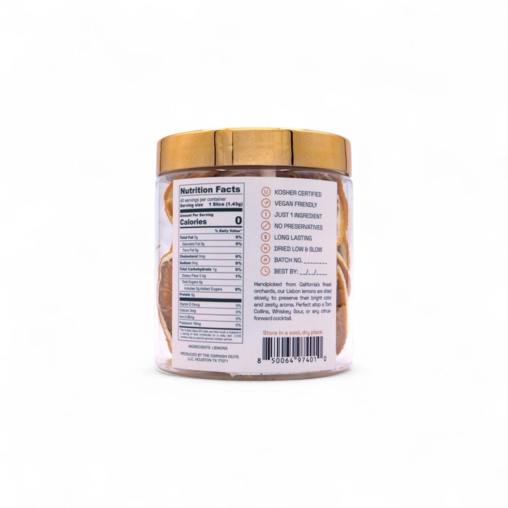 Lisbon Lemon Garnish - Tipsy Cocktail Supply Co.