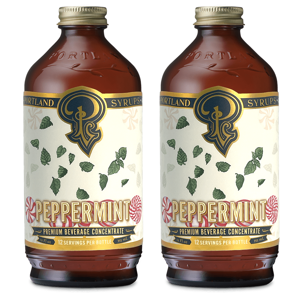 Peppermint Syrup two - pack - Tipsy Cocktail Supply Co.