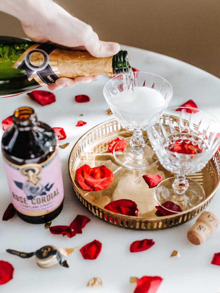 Rose Cordial Syrup two - pack - Tipsy Cocktail Supply Co.