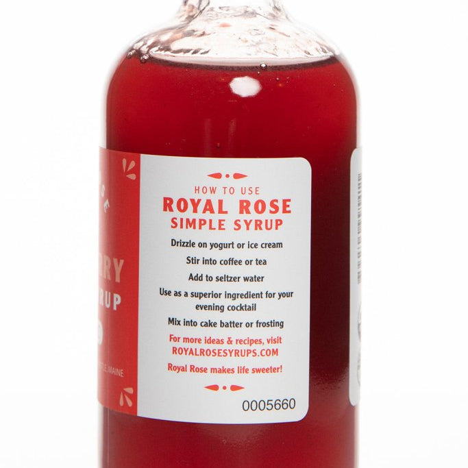Raspberry Organic Simple Syrup - Tipsy Cocktail Supply Co.