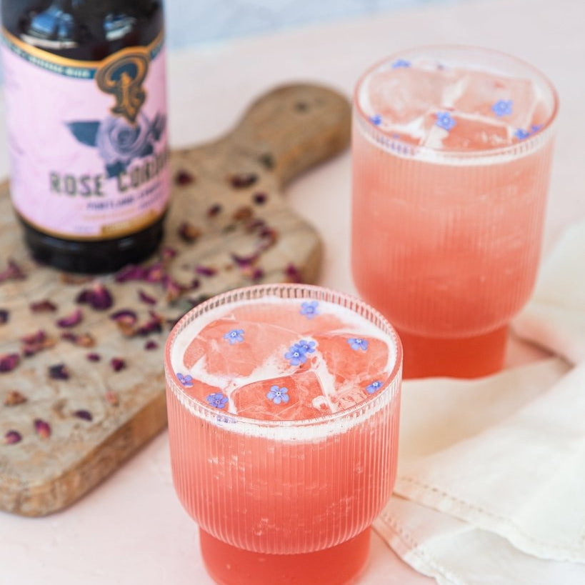 Rose Cordial Syrup two - pack - Tipsy Cocktail Supply Co.