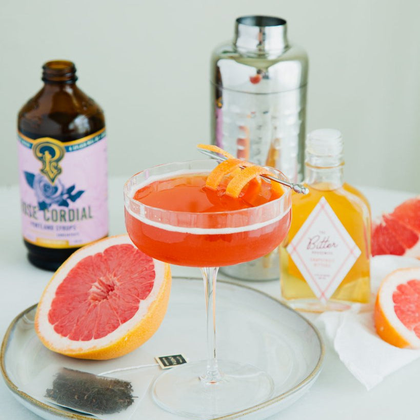 Rose Cordial Syrup two - pack - Tipsy Cocktail Supply Co.