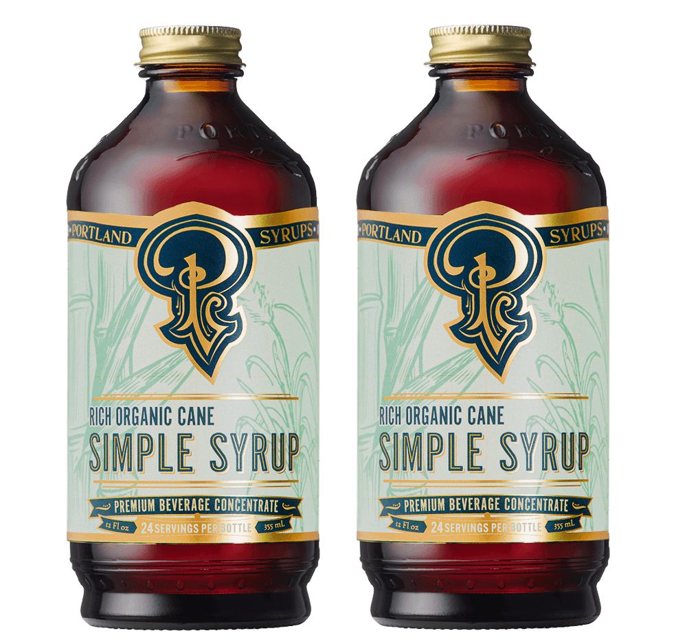 Rich Organic Cane Sugar Simple Syrup two - pack - Tipsy Cocktail Supply Co.