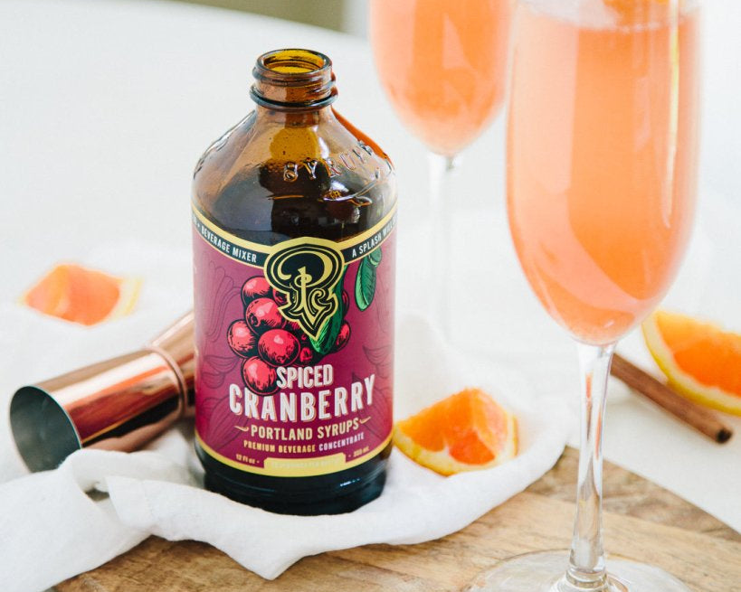 Spiced Cranberry Syrup two - pack - Tipsy Cocktail Supply Co.