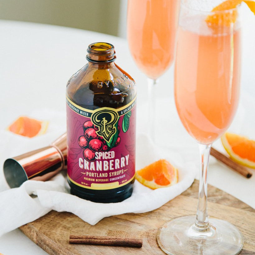 Spiced Cranberry Syrup two - pack - Tipsy Cocktail Supply Co.