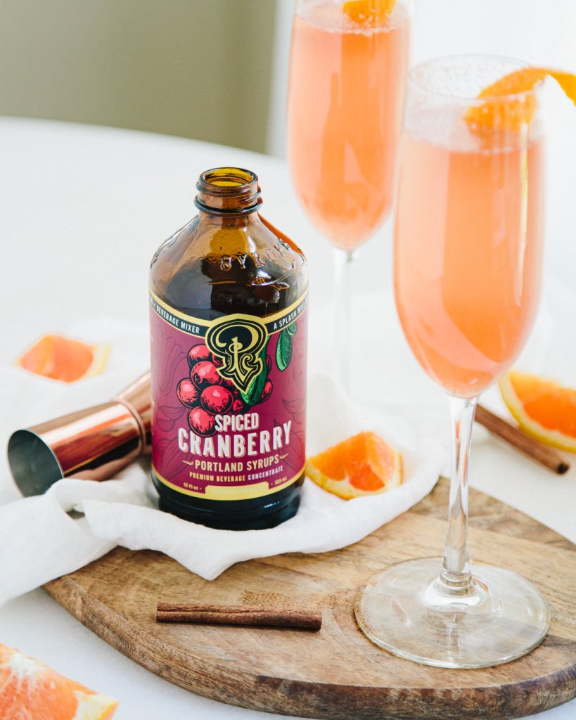 Spiced Cranberry Syrup two - pack - Tipsy Cocktail Supply Co.