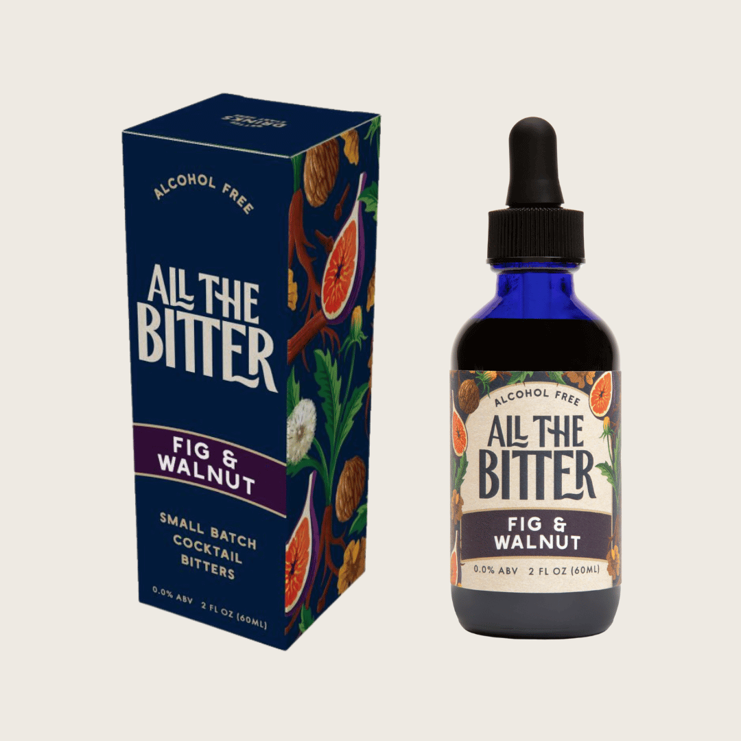 Non - Alcoholic Fig & Walnut Bitters - Tipsy Cocktail Supply Co.