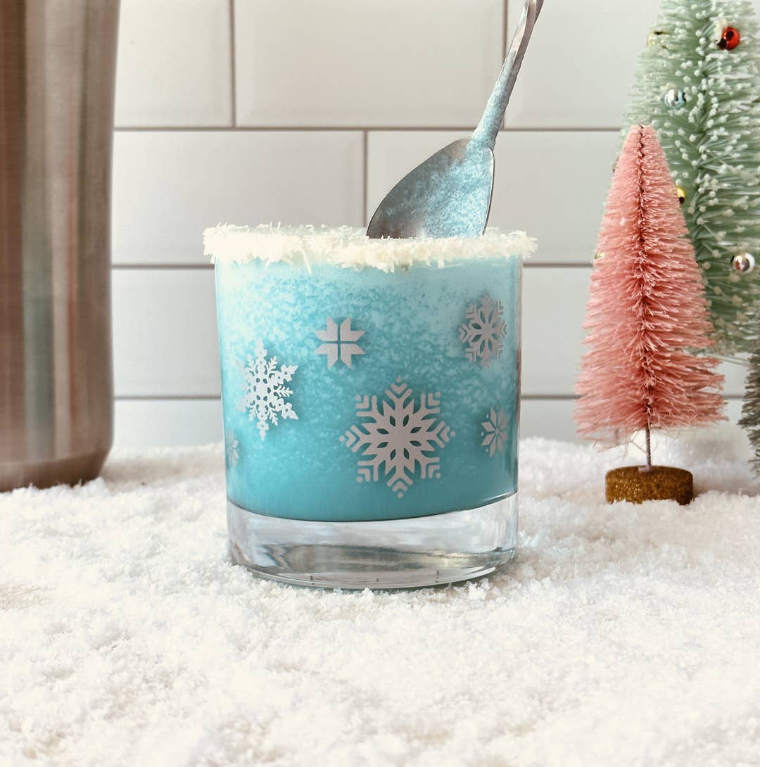 Snowflake Rocks Glasses - Tipsy Cocktail Supply Co.