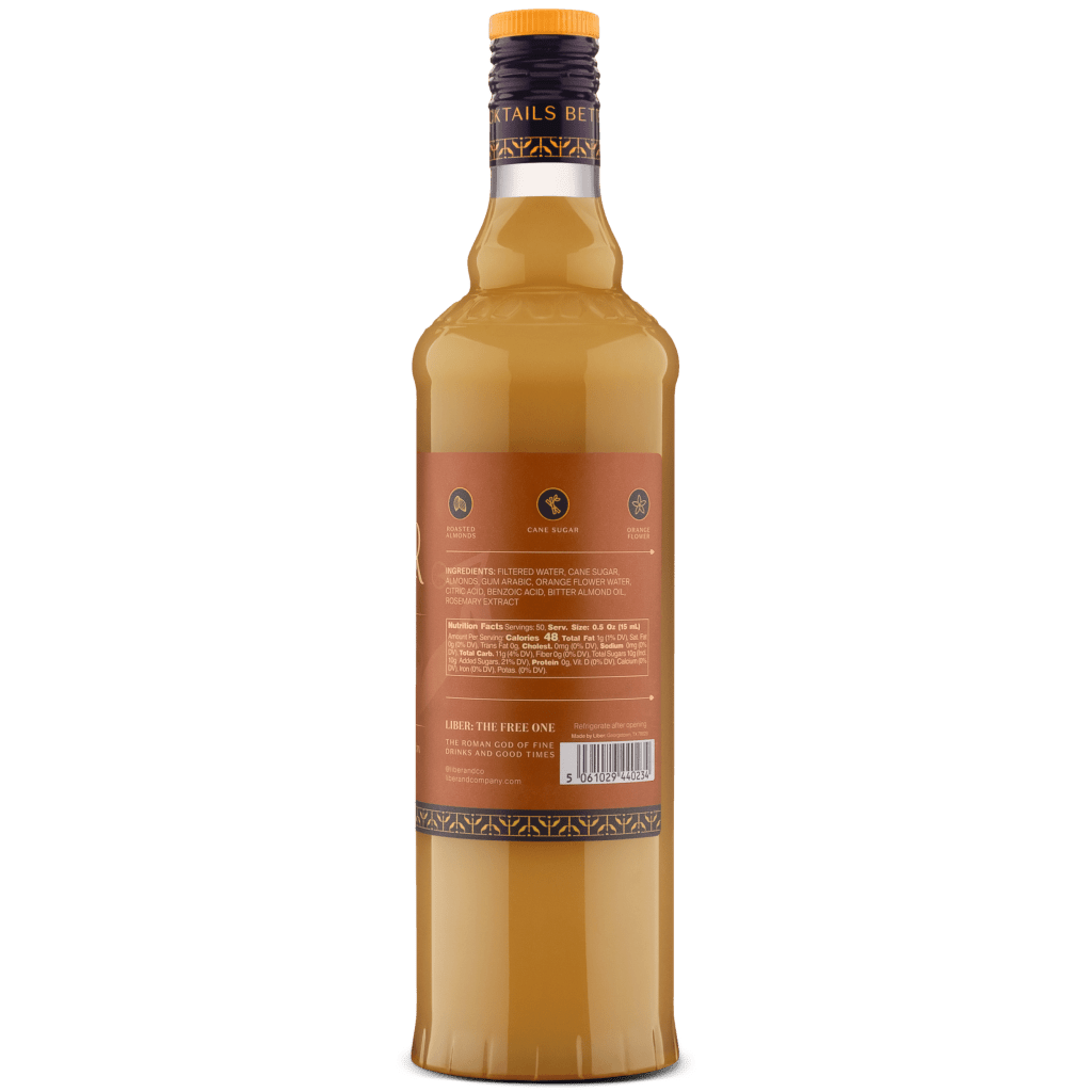 Almond Orgeat Syrup: 375 mL - Tipsy Cocktail Supply Co.